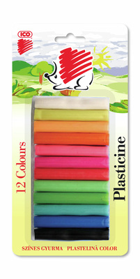 ICO PLASTILINA SET 12 CULORI