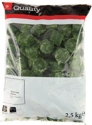 TRANSGOURMET QUALITY SPANAC TOCAT PORTIONAT 2,5 KG