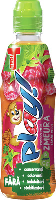 TEDI PLAY CU SUC DE MORCOVI MERE&LAM.VE.&ZMEURA 0,4PET SGR