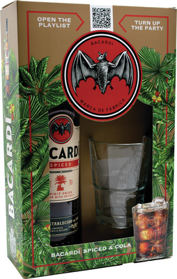 BACARDI RUM SPICED+ 1 PAHAR 35% 0,7 SGR