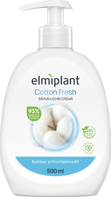 ELMIPLANT COTTON FRESH SAPUN LICHID CREMA 500ML