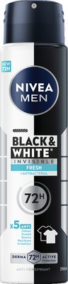 NIVEA DEO SPRAY MEN BLACK& WHITE FRESH 250ML