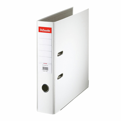 ESSELTE BIBLIORAFT PP A4 7,5 CM ALB