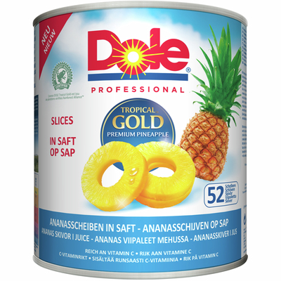 DOLE GOLD RONDELE DE ANANAS IN SUC PROPRIU 3KG