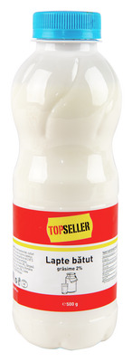TOPSELLER LAPTE BATUT 2% 500G PET