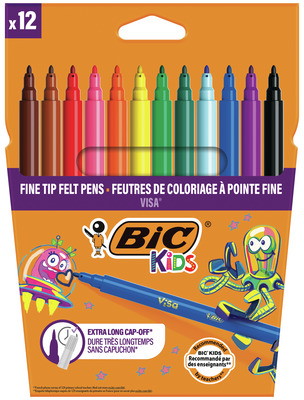 BIC CARIOCI LAVABILE SET 12 CULORI