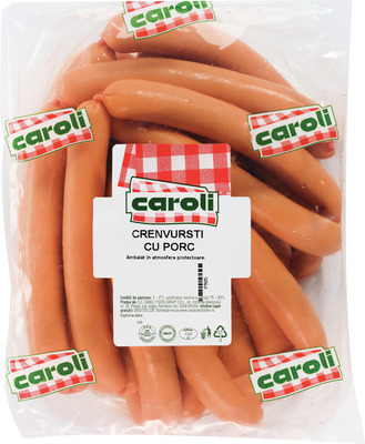 CAROLI CRENVURSTI CU PORC CCA. 1000 G/KG