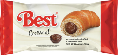 BEST CROISSANT CU UMPLUTURA CU CACAO 50G