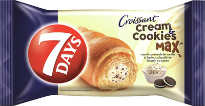 7DAYS CROISSANT CREMA ALUNE SI COOKIES 80G