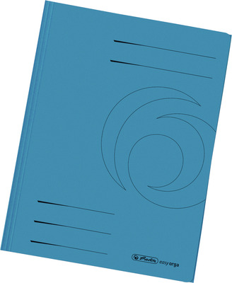 HERLITZ DOSAR PLIC A4 CARTON RECICLAT ALBASTRU