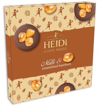 HEIDI GOOD MOOD PRAL.CIOCOLATA LAPTE&ALUNE CARAMELIZATE 119G
