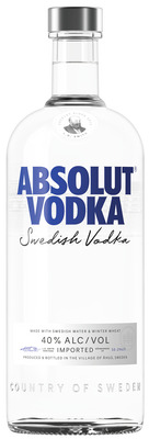 ABSOLUT BLUE VODCA 40% 1,0 SGR