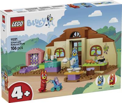LEGO BLUEY LA SCOALA CU RUSTY SI BLUE