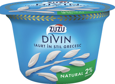 ZUZU DIVIN IAURT NATURAL IN STIL GRECESC 2% 150G
