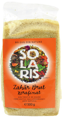 SOLARIS ZAHAR BRUN NERAFINAT 500G (cu aplicatia Selgros)