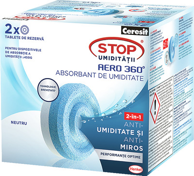 CERESIT AERO 2 REZERVE 450 GR ABSORBANT UNIVERSAL, NEUTRAL