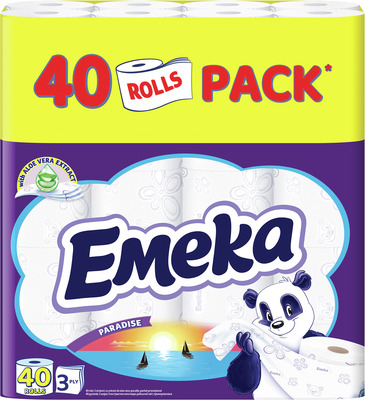 EMEKA PARADISE ALOE VERA HARTIE IGIENICA 3 STR.40ROLE
