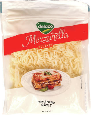 DELACO MOZZARELLA GOURMENT RAZUITA 150G (cu aplicatia Selgros)