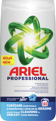 ARIEL PROFESSIONAL TOUCH OF LENOR DET.PUDRA 11,7KG 180SP