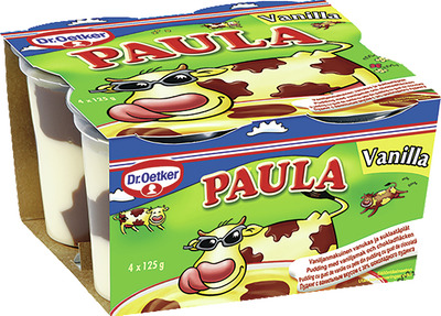 DR. OETKER PAULA BUDINCA VANILIE&CIOCOLATA 4X125G