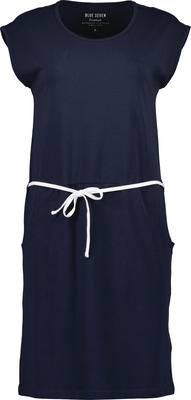 BLUE SEVEN ROCHIE DAMA MANECA SCURTA NAVY CU SNUR 36 44