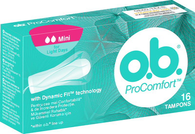 OB TAMPOANE PROCOMFORT MINI 16 BUC