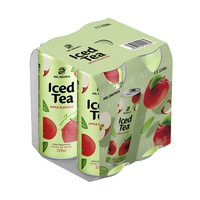 Mr.Brown Iced Tea Apple 4x320ml | Selgros