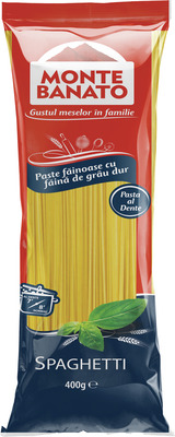 MONTE BANATO SPAGHETTI DIN GRAU DUR 400G | Selgros Romania