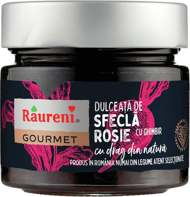 RAURENI DULCEATA DE SFECLA ROSIE CU GHIMBIR 250G