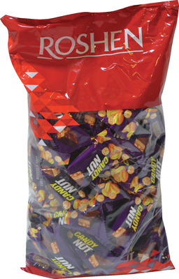 ROSHEN CANDY NUT CARAMELE CU ALUNE GLAZURA DE CIOCOLATA1KG