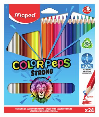 MAPED CREIOANE COLORATE COLOR PEPS STRONG 24 CULORI