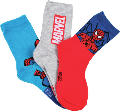 SPIDERMAN SET 3PERECHI SOSETE BAIETI 23-34 DIVERSE CULORI