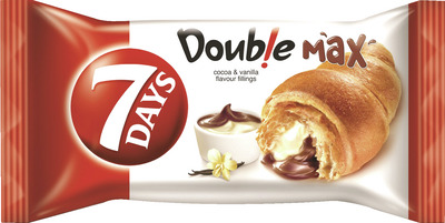 7DAYS DOUBLE MAX CROISSANT CACAO SI VANILIE 80G