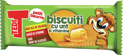 TEDI PETIT BEURRE BISCUITI CU UNT 50G