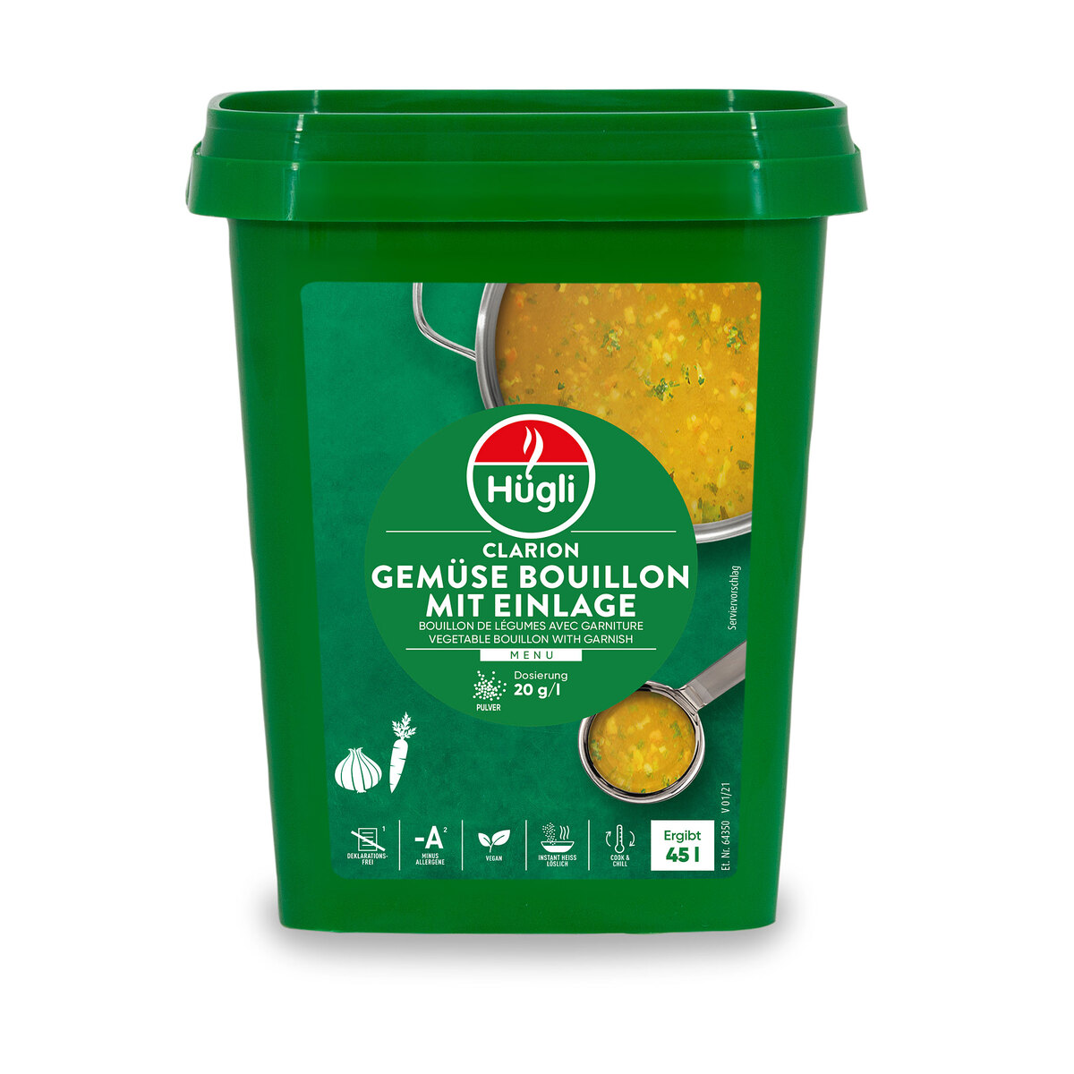 Clarion Gemüse Kraftbouillon mit Einlage 900g