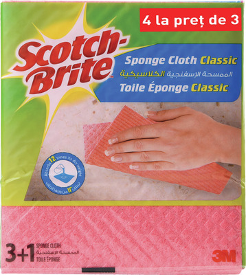 SCOTCH-BRITE LAVETE UMEDE 4 PROMO
