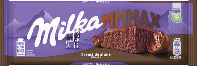 MILKA TABLETA CIOCOLATA CU CREMA DE ALUNE NOISETTE 250G