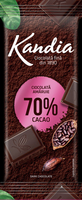 KANDIA TABLETA DE CIOCOLATA AMARUIE 70% 80G