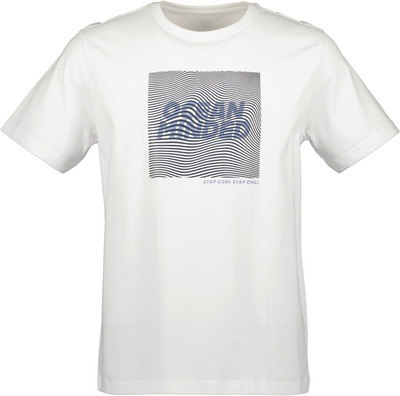 BLUE SEVEN TRICOU BARBATI MANECA SCURTA ALB IMPRIMAT M3X
