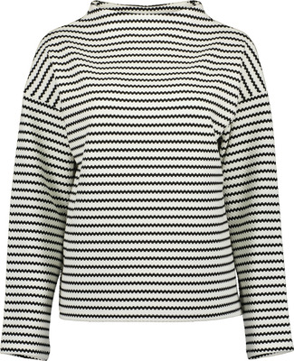 BLUE SEVEN BLUZA DAMA DUNGI ALB NEGRU 38 48