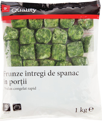TRANSGOURMET QUALITY FRUNZE SPANAC PORTII 1KG