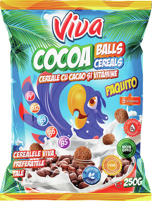 VIVA CEREALE CACAO BALLS 250G