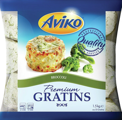 AVIKO CARTOFI GRATINATI CU SMANTANA SI BROCOLI 1.5KG