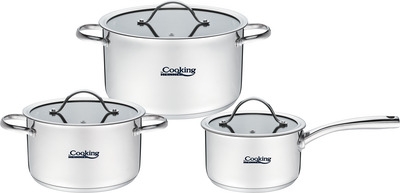 HEINNER SET VASE PENTRU GATIT 6 PIESE, INOX ANNA