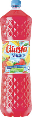 GIUSTO NATURA CU SUC DE CAPSUNI SI BANANE 2,0PET SGR