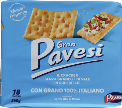 GRAN PAVESI CRACKERS BISCUITI SARATI 560G