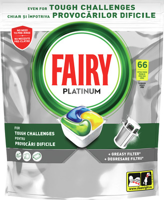 FAIRY DETERGENT VASE AUTO PLATINUM YELLOW 66BUC