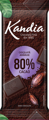 KANDIA TABLETA DE CIOCOLATA DARK 80% CACAO 80G