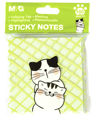 NOTES ADEZIV COLORAT 76 X 76 MM 100 FILE