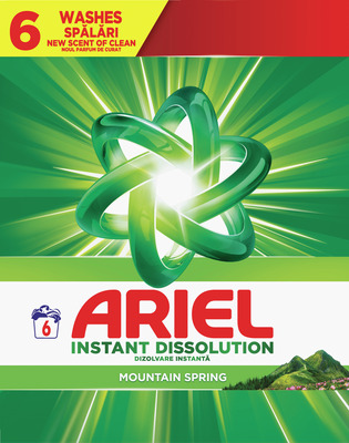 ARIEL MOUNTAIN SPRING DETERG. PUDRA PENTRU RUFE 390G 6SP